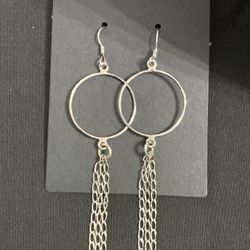 Sterling Silver Dangling Earrings