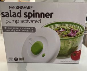 Farberware salad spinner pump activated