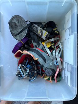 Rock climbing gear