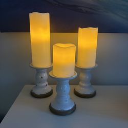 LED Candle Set with Remote