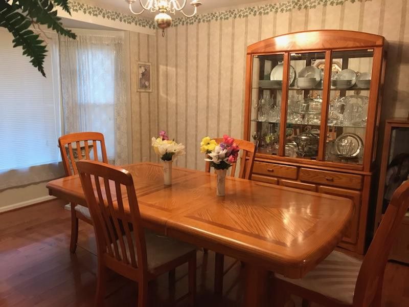 Dinning room set and China table