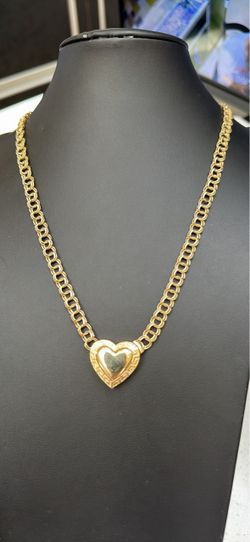 Heart chain10kt