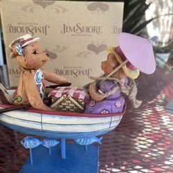 Jim Shore-Day At The Lake-Bears In Boat