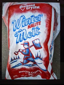 Deicing Crystals - New 50lb Unopened Bag