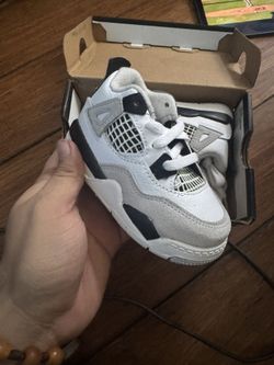 Jordan 4 Military Black Toddler Size 6c 