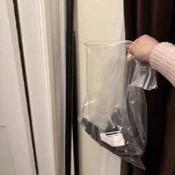 IKEA RÄCKA + HUGAD Double Curtain Rod – Black