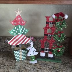 Glitter Christmas Decor 