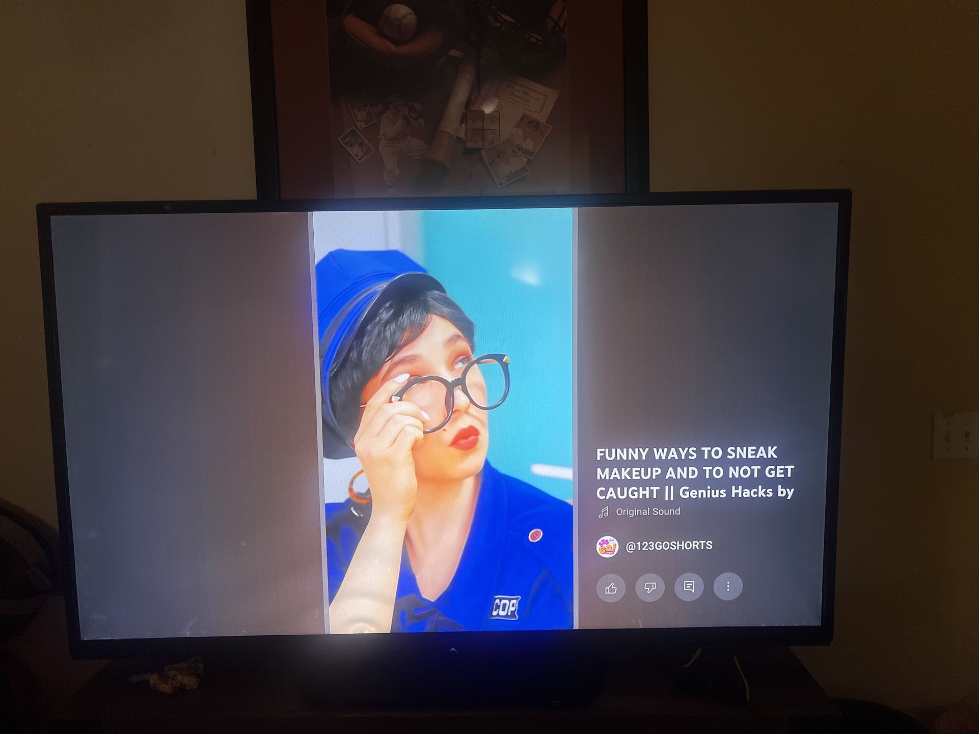 65 Inch Sharp Aquis Tv Works Perfect