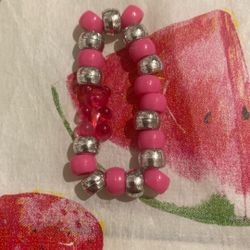 Pink Gummy Bear Bracelet 