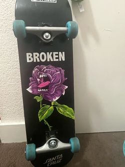 Broken Promises x Santa Cruz Screaming Thornless 8.0" Skateboard Complete