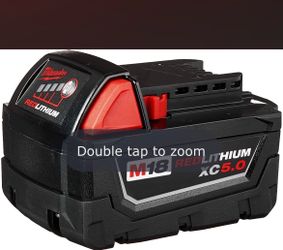 Milwaukee 5.0 Batteries 30$