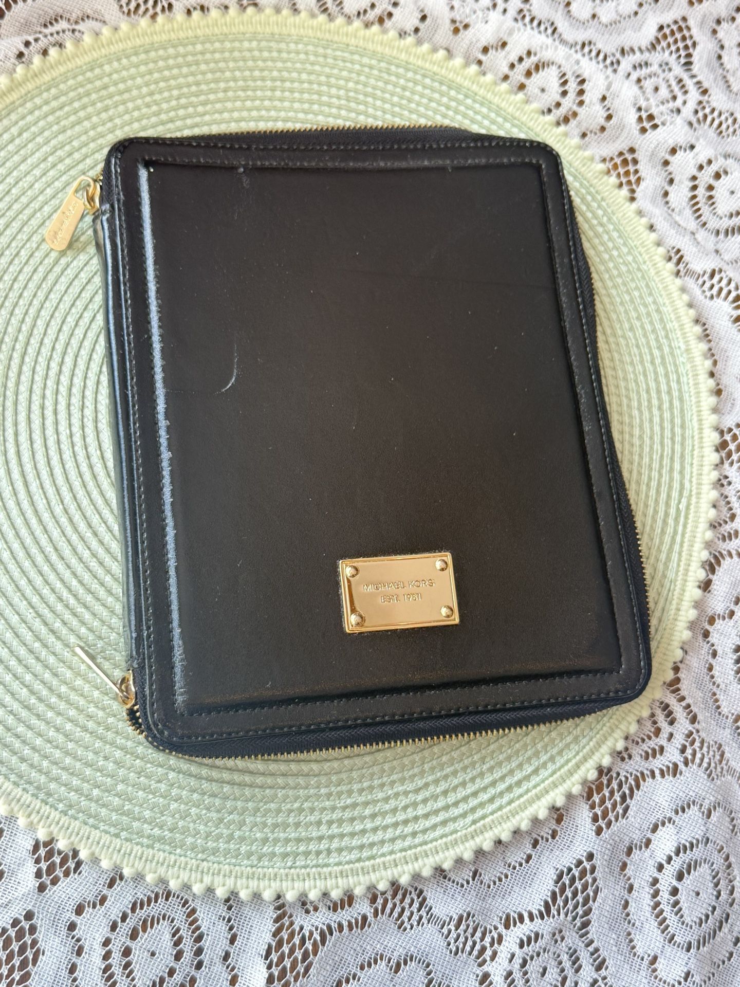 Black Michael Kors iPad Case with Stand
