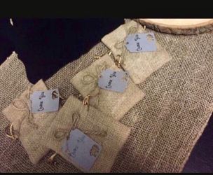 18 party favors bags/ tags