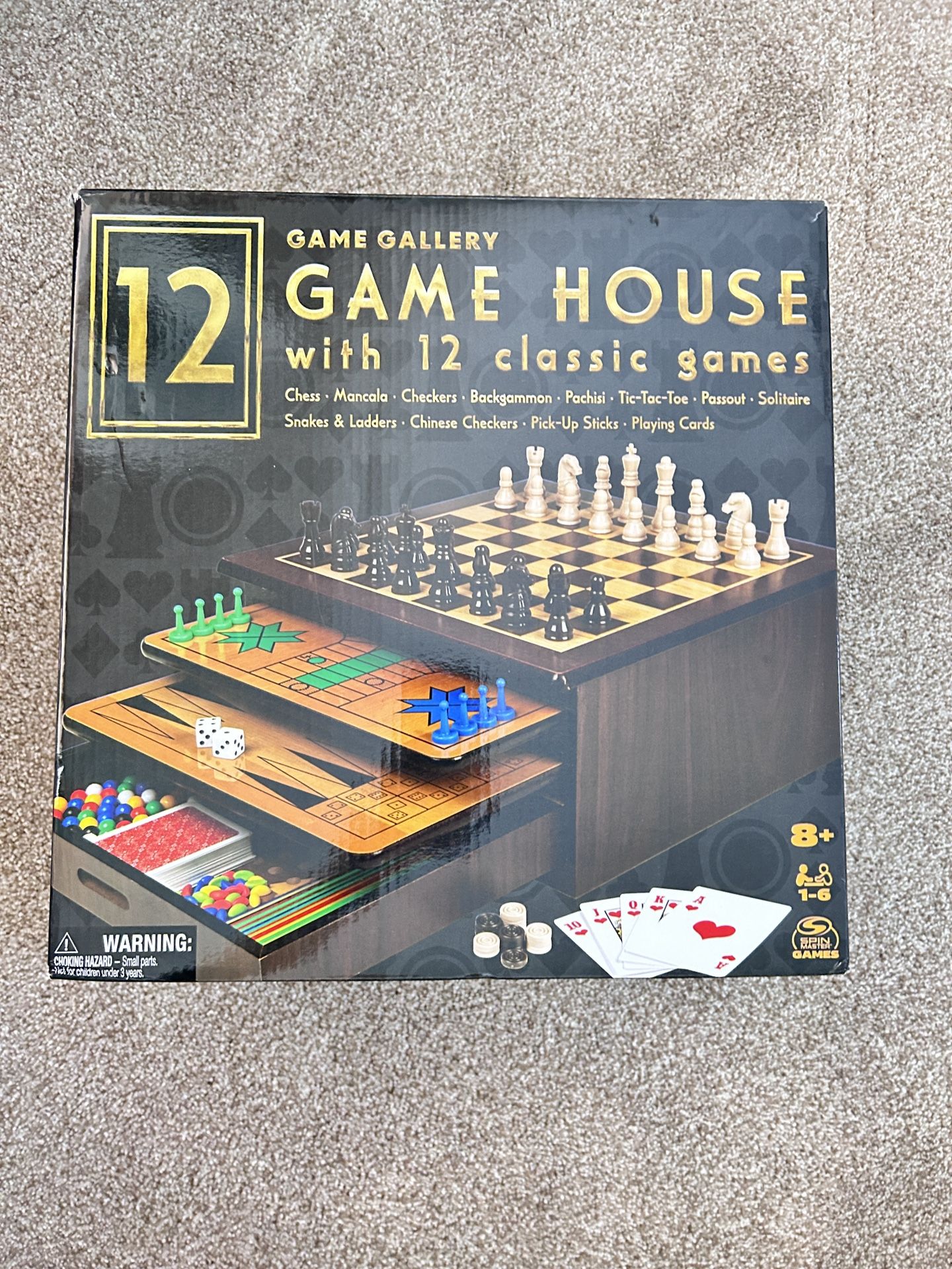 Game House With 12 Classic Games