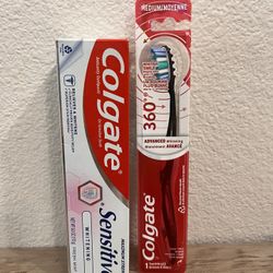Colgate Toothpaste And Toothbrush $5