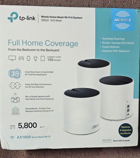 Tp Link Whole Home WiFi 6 Mesh System