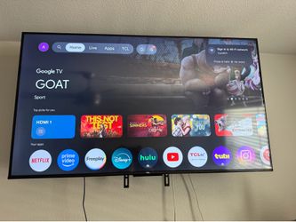 55 inch tv & mount