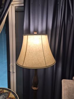 Table Lamp with Linen Shade