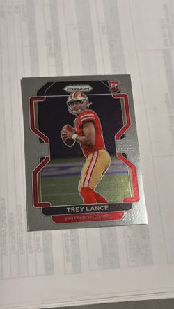 2021 Panini Prizm #333 Trey Lance Base Rookie Card RC San Francisco 49ers