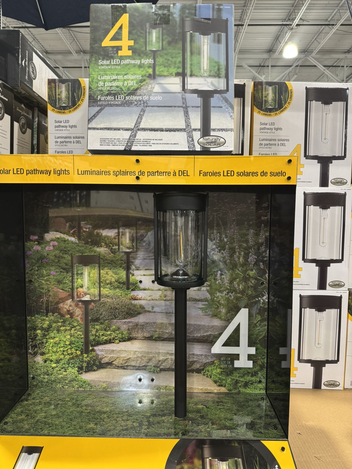 4 Pcs Solarl LED Path Light