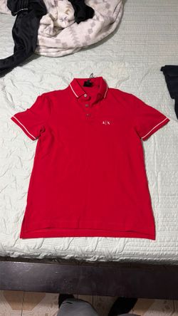Two Armani exchange polo shirts