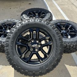 New Chevy Silverado Rims And Tires 18” Oem Factory Wheels Rines Y Llantas Nuevas Fits Silverado Tahoe Z71 RST Avalanche Suburban GMC Sierra Yukon 