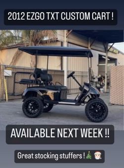 2012 EZGO TXT Custom Cart 
