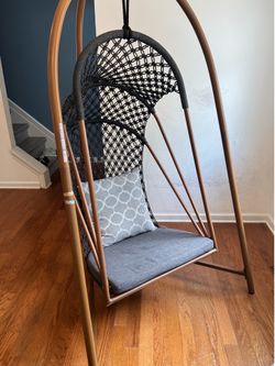 Egg swing chair with stand,outdoor &indoor