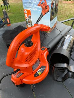 Black and decker electric cord blower and grass vacuum