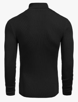 COOFANDY Mens Ribbed Slim Fit Knitted Pullover Casual Turtleneck Sweater Size S