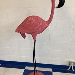 Metal Flamingo 
