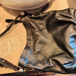 B Makowsky Leather Shoulder Bag