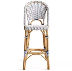 Unknown Brand Riviera Rattan Bar Stool