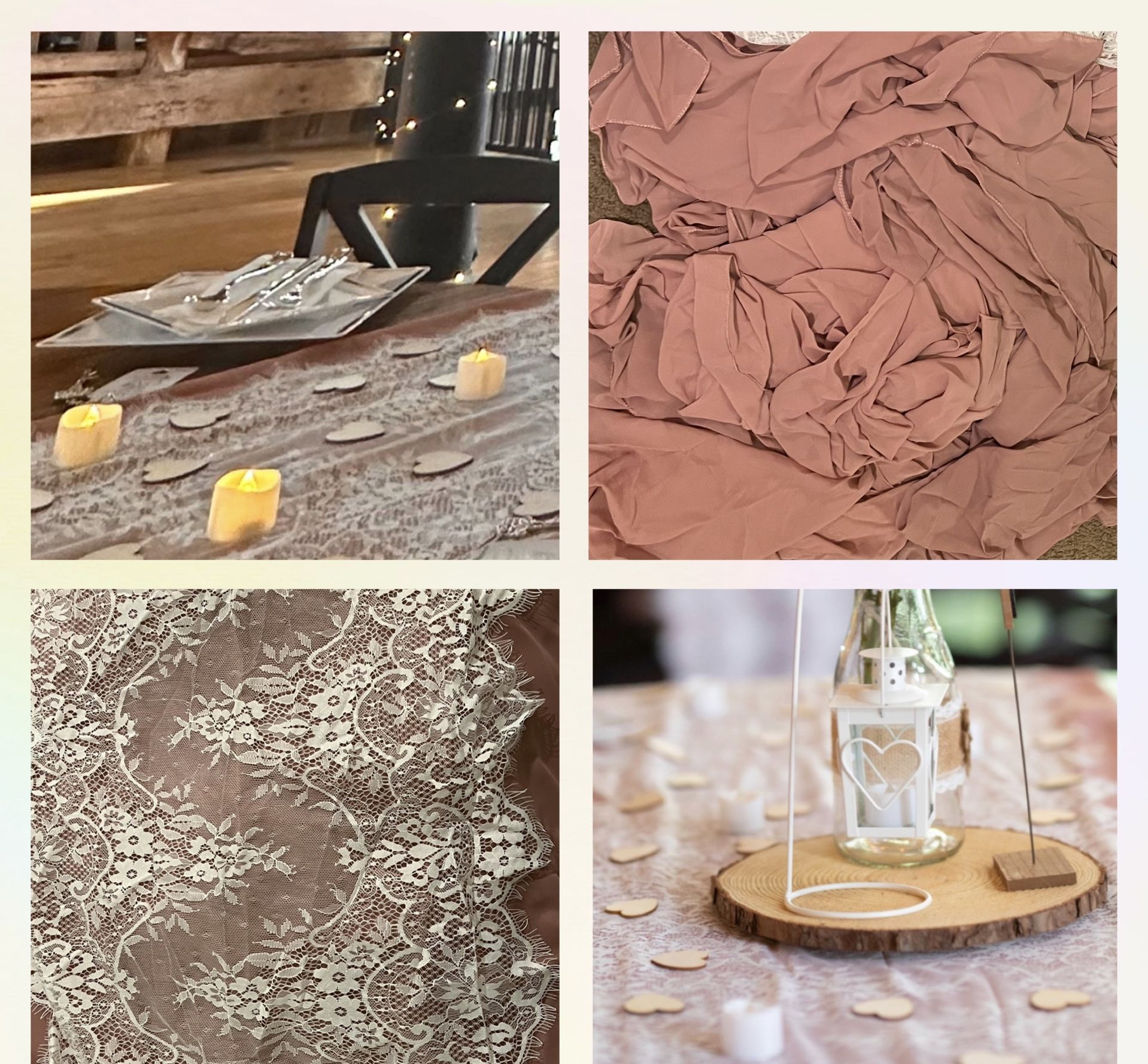 Dusty Rose Table Runners