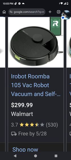 Roomba iRobot vacuum