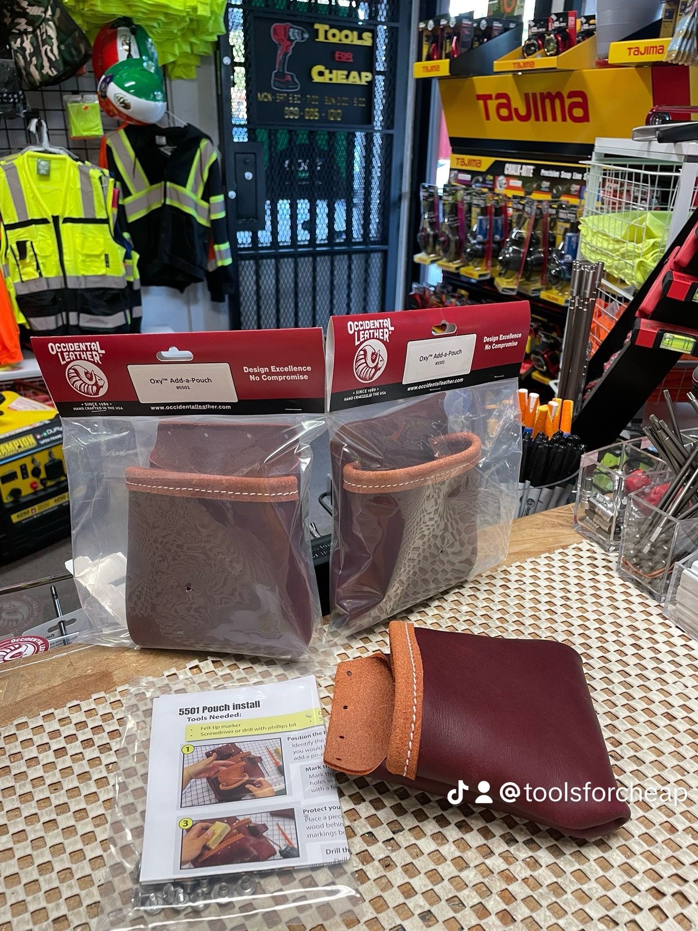 Occidental leather OXY ADD-A-POUCH. 35 EACH