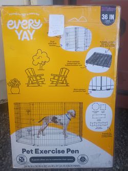 Pet exercise pen
