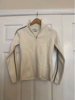 Tommy Hilfiger woman’s Quarter-Zip Ribbed Sweater
