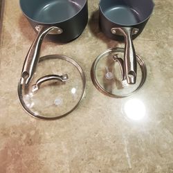 Two GreenPan sauce pans