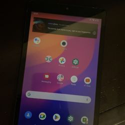 Alcatel Tablet Like New With Case 