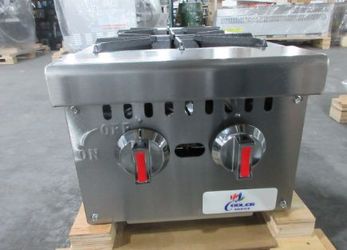 NSF 12 ins two burner hotplate HWS-2