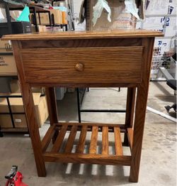 Handmade Wooden Side Table / Nightstand / Printer Stand / Tv Stand