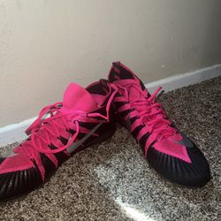 Nike Alpha Menace Elite Pink & Black Football Cleats