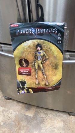 New women’s yellow power ranger costume $20 small 4-6