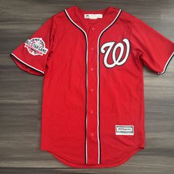 Majestic Max Scherzer Washington Nationals 2018 All-Star Game Cool Base Jersey Small