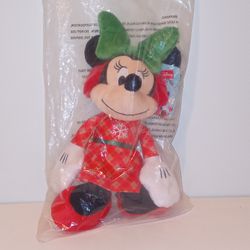 New Disney Minnie Mouse Holiday Plush