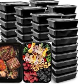 New 50 Pk Box Of 38oz Meal Prep Containers 