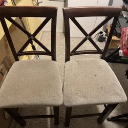 Two Matching Barstools $10 Each 