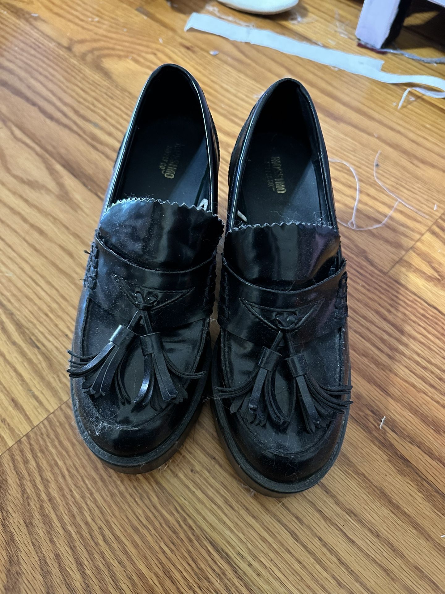 Platform Heeled Loafers