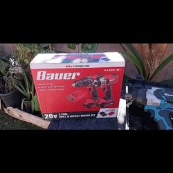 Bauer 20V Drill & Impact Driver Kit